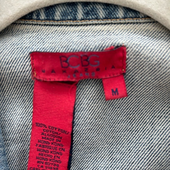 Bcbg women’s denim jacket, size medium - Picture 2 of 3